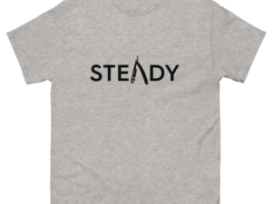 Steady Bladez Tee Shirt (Gray & Black)